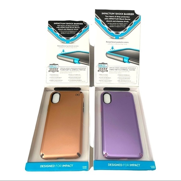 NWT Speck Phone Case Apple iPhone Xs and X iPhone Bronze Copper ONLY - Picture 2 of 4